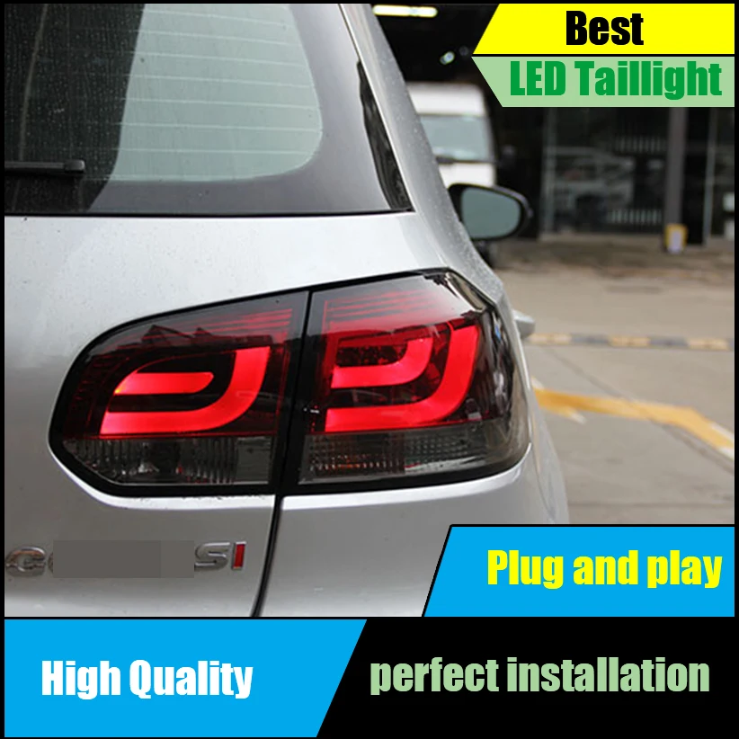 

Car Styling for VW GOLF 6 MK6 GOLF6 R20 2009-2013 Taillight Assembly LED Tail Light LED Rear Lamp Brake+Reversing+Signal LIGHT