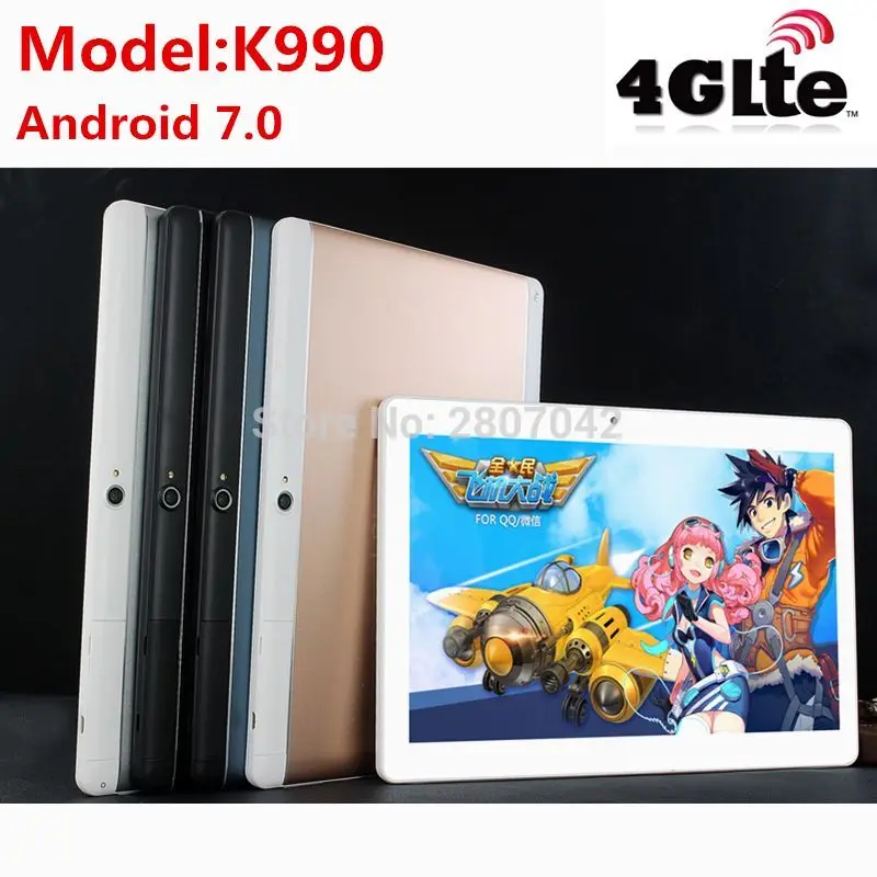 

New Tablets 10 Android 7.0 Octa Core 128GB ROM Dual Camera and Dual SIM Tablet PC Support OTG WIFI GPS 3G 4G LTE bluetooth phone