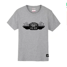 Простая стильная разноцветная футболка с принтом «Tv show Friends», Спортивная футболка унисекс с короткими рукавами, футболки для тренировок и упражнений