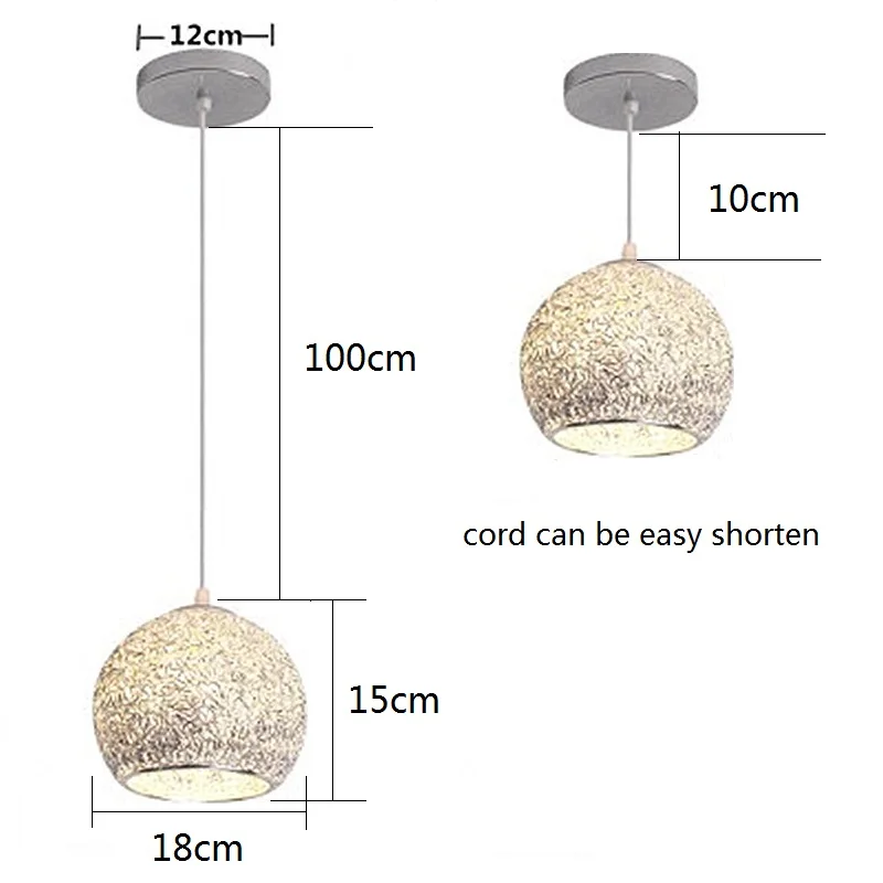 Современный подвесной светильник для кухни, потолочный светильник для спальни, серебристый светильник, алюминиевый светильник, домашний внутренний светильник