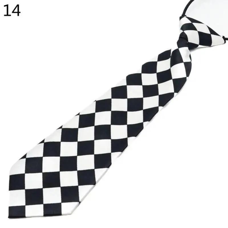 Fashion Boys Girls Kindergarten School Uniforms Children's Ties Striped Plaid Necktie