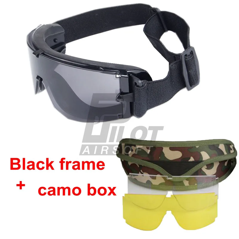 Military Airsoft X800 Tactical Goggles USMC Tactical Sunglasses Glasses