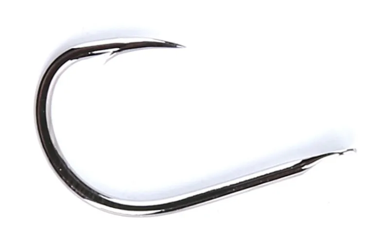 Mustad 10 упак./лот 11837# карп рыбалка крючок из высокоуглеродистой Сталь крючков с бородкой и Jigbait тунца Карп Рыбалка Япония крючок ISEAMA size1#-15