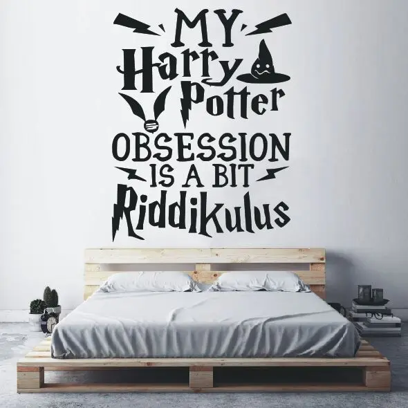 My Harry Potter Obsession Inspired Design Decor Wall Art Decal Vinyl Sticker