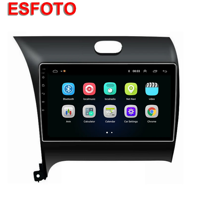 Android 8 1 2 DIN Автомобильный dvd радио GPS для кіа CERATO K3 Форте 2013 2014 2015 2016 головное