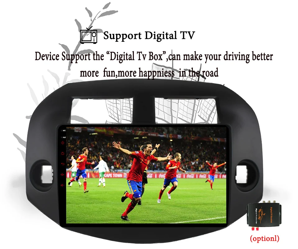 Excellent Octa core Android 9.1 Autoradio car dvd cd player multimedia stereo tape recorder For Toyota RAV4 2007-2011 with swc dab 2