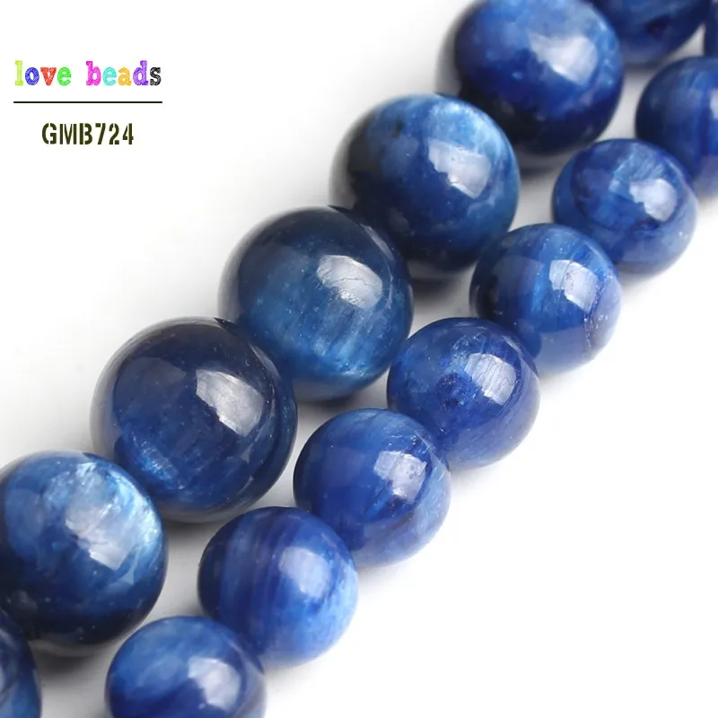 60 Perline In Diaspro Imperiale Blu Naturale 6mm - Vere Pietre Per Gioielli Fai Da Te, Braccialetti E Collane (38 Cm)