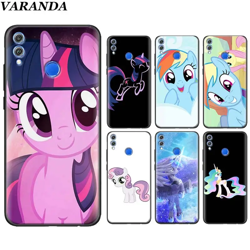 

My Little Pony Friendship Silicone Cases for Huawei Honor 20 Lite 10 20 Pro Honor Y6 Y7 Y9 2019 8X 8A 8C 8S Cover Coque