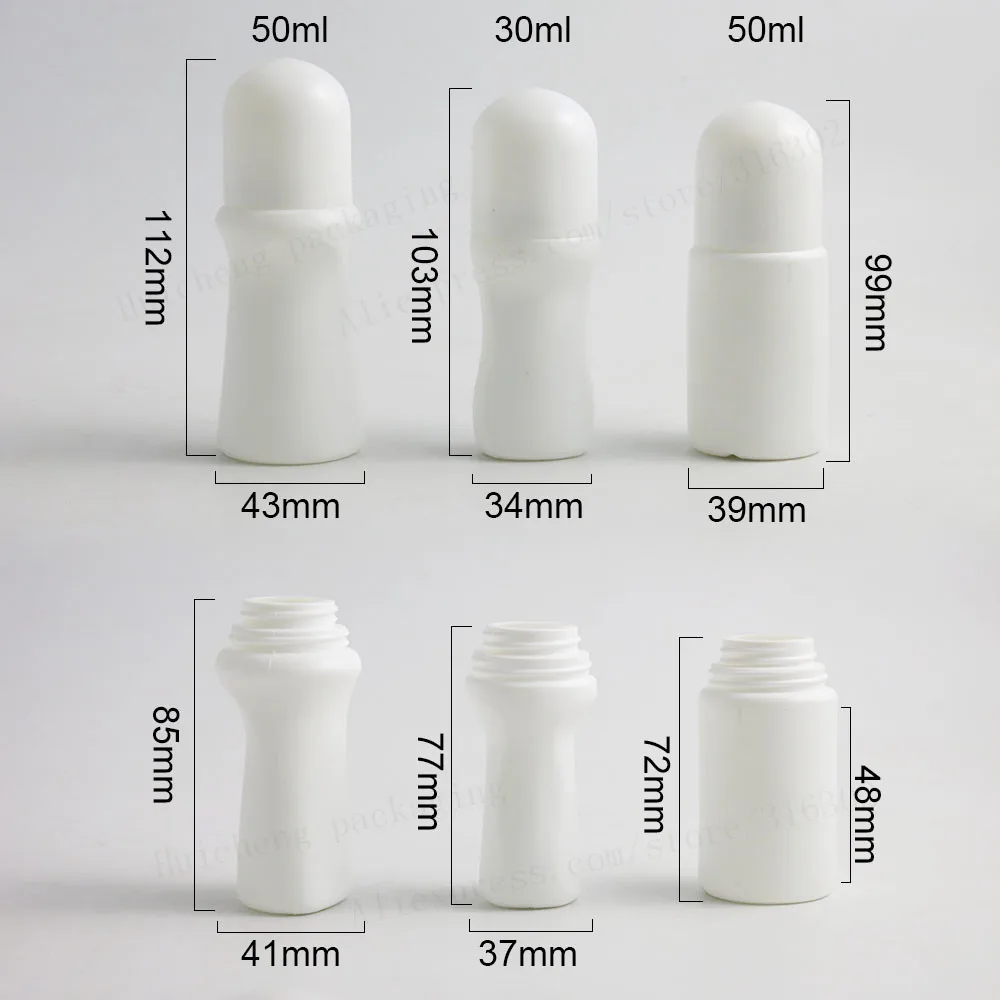 24x50 m 30 ml فارغة pp لفة/ بكرة بلاستيكية على زجاجات بكرة بلاستيكية الكرة 50cc السفر مزيل العرق لفة على الحاويات في الهواء الطلق
