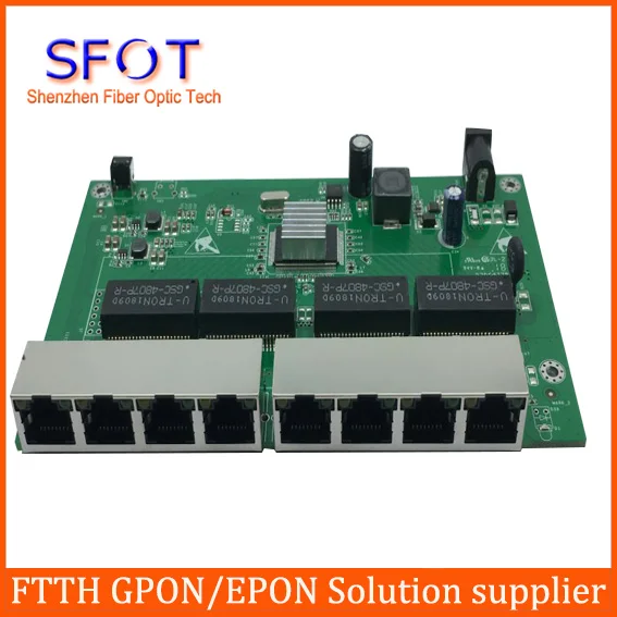 

8 ports 10/100/1000M reverse poe smart switch, with Web management, Vlan,