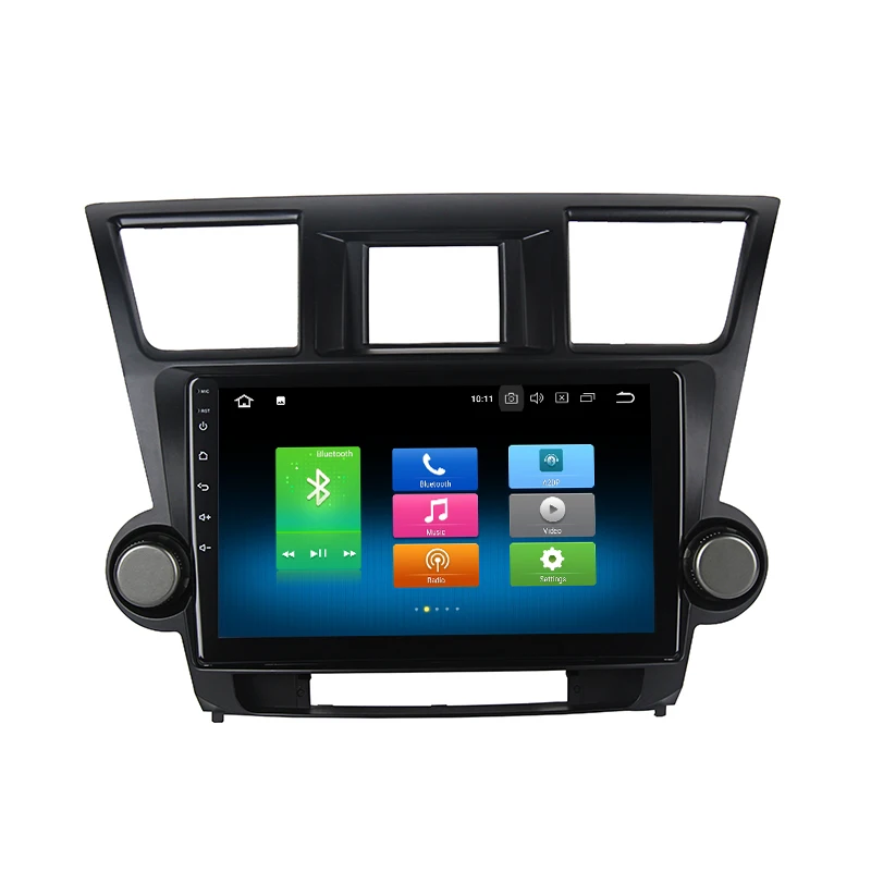 Excellent 10.2" Android 8.0 Octa Core Car radio gps for toyota Highlander 2009-2012 with 4G RAM mirror link 4G wifi usb Stereo 2