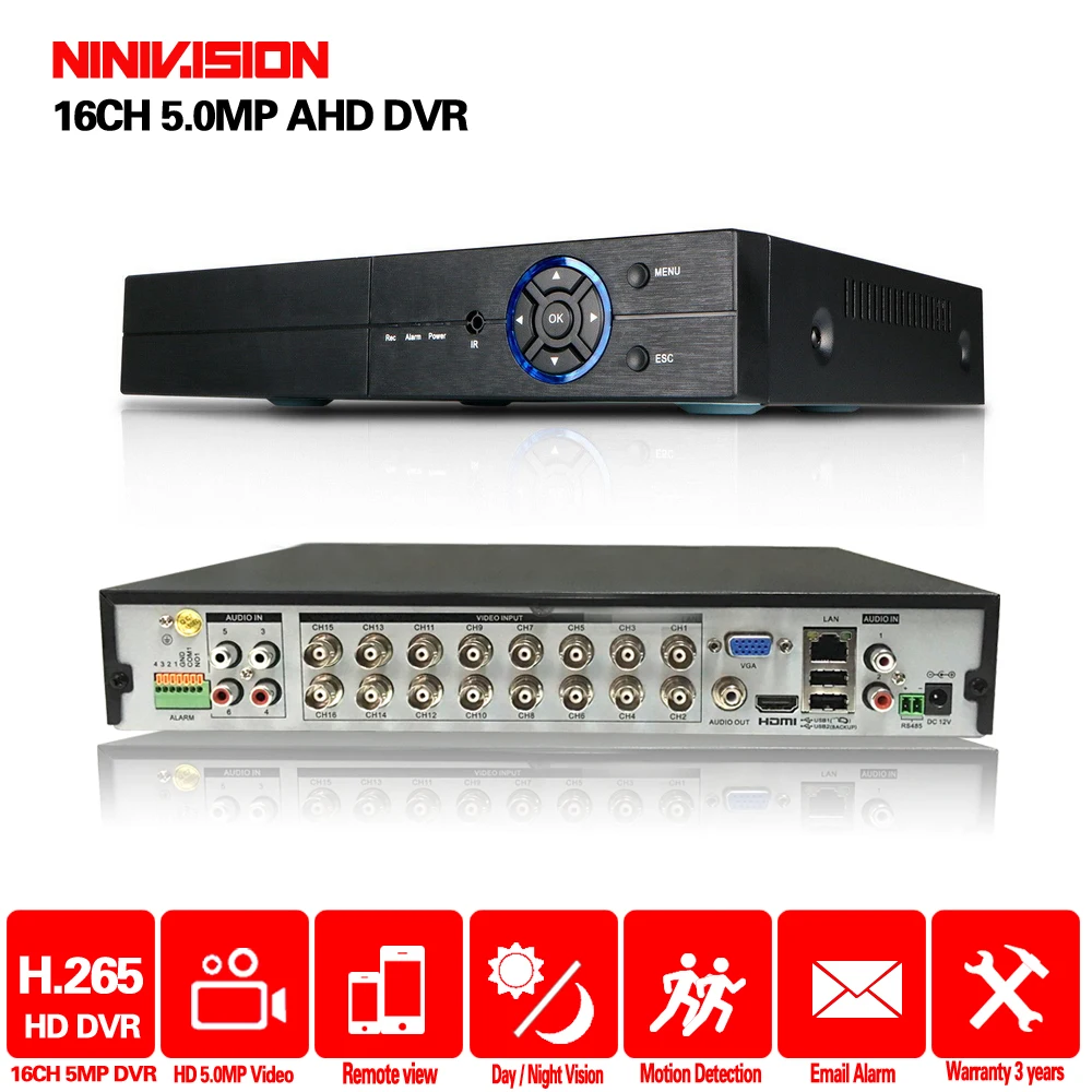 5 в 1 4MP AHD DVR NVR XVR CCTV 4Ch 8Ch 1080 P 3MP 5MP Гибридный рекордеры для систем видеонаблюдения Камера Onvif RS485 ТАЗИКОВЫЕ от Управление P2P облако