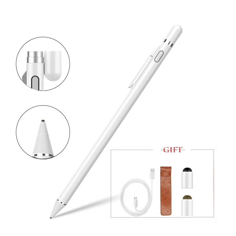 Suntaiho New Stylus Pen for iPad Capacitive Rechargeable for Apple Pencil for iPad/iPhone/iPad Pro/iPhone X Suntaiho New Stylus Pen for iPad Capacitive Rechargeable for Apple Pencil for iPad/iPhone/iPad Pro/iPhone X