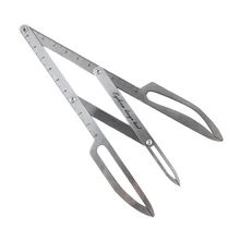 Топ 1 шт. Золотое соотношение мера микроблейдинг из нержавеющей стали линейка для перманентного макияжа бровей Тату дизайн Штангенциркули трафарет