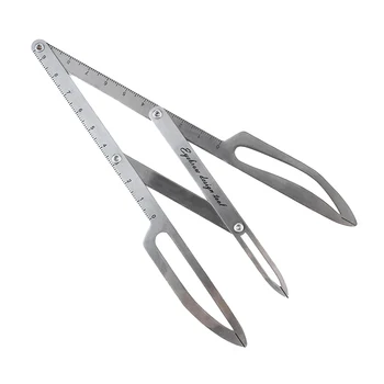 

TOP 1PC Golden Ratio Measure Microblading Stainless Steel Ruler Permanent Makeup Eyebrow Tattoo Design Calipers Stencil
