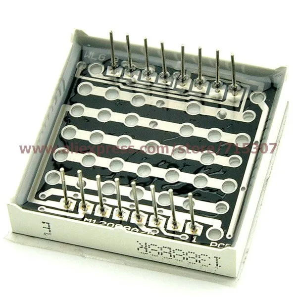 8x8 led matrix red CA 3mm diameter 32x32mm 16pin(1)