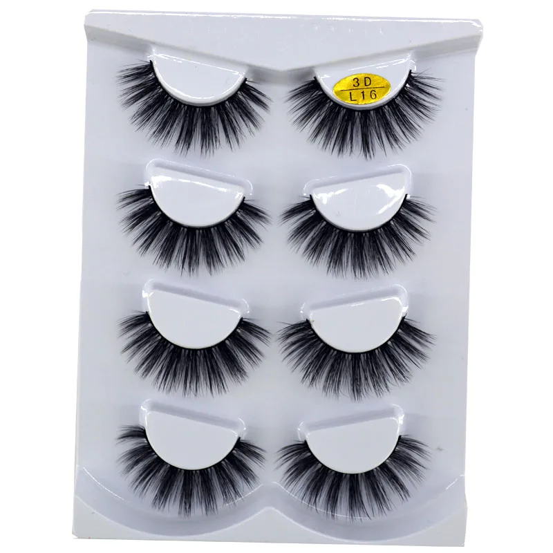 

New Extension mink Lashes 3D Mink Eyelashes natural false Lashes Handmade Reusable Natural Eyelashes Popular False Lashes Makeup