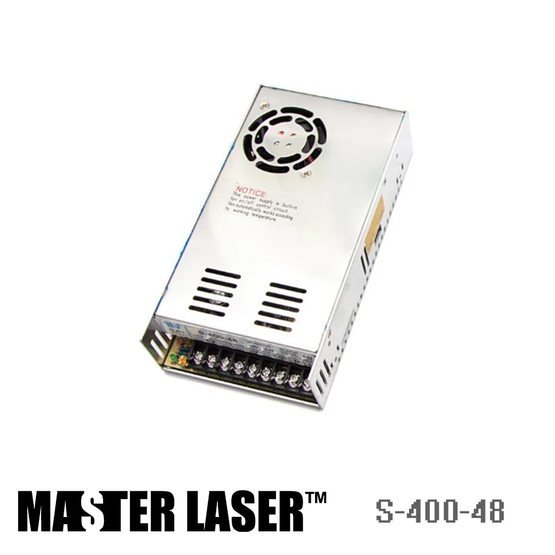

Laser Cutting Marking Machine Motor Driver Switch Power Supply DIY Parts S-400-48 48V 400W Power Supply Switching