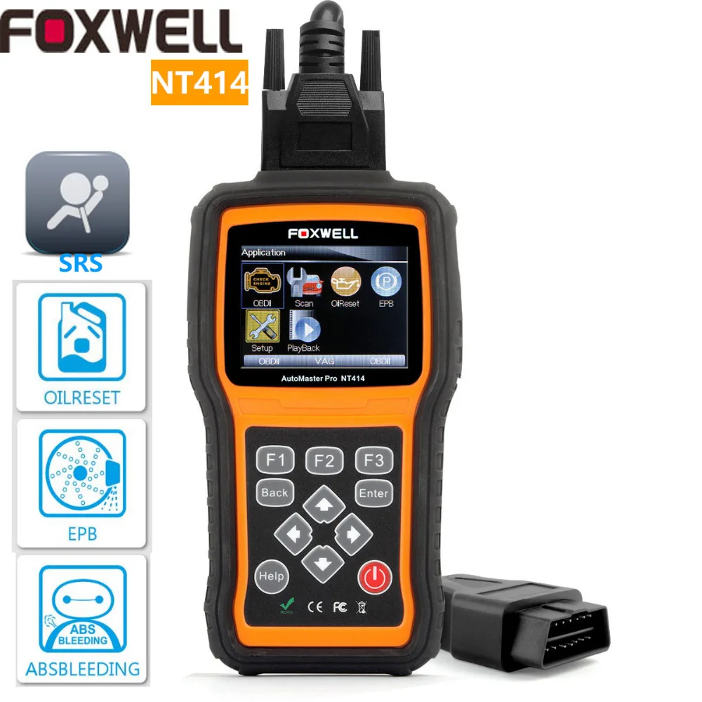 Prix pour Foxwell NT414 outil d'analyse ECU Auto Diagnostic Scanner pour Moteur Transmission SRS EPB HUILE ABS Airbag Défauts comme creader viii Prix pour Foxwell NT414 outil d'analyse ECU Auto Diagnostic Scanner pour Moteur Transmission SRS EPB HUILE ABS Airbag Défauts comme creader viii
