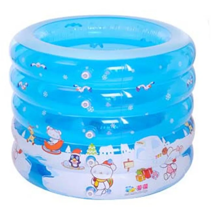 

100 X 100 X 75 cm Round Extra Thick Blue Ground swimming pool Inflatable pool for kids Toddler Children Baby Water Pool