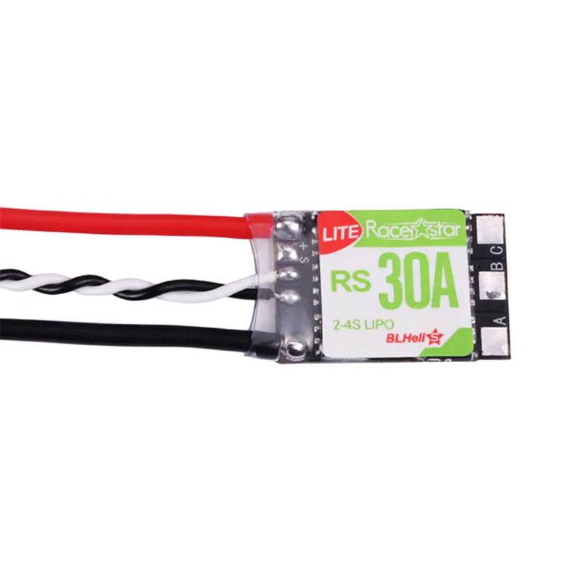 4 шт. Racerstar RS30A Lite 30A Blheli_S BB1 2-4S бесщеточный ESC поддержка Oneshot42 для RC FPV гоночный Дрон мультиротор часть DIY Асса