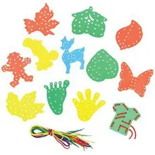 12 шт./Партия. шнуровка резиновые животные, вышивка нитью, обучение ранней головке, игрушки DIY, подарок на день рождения. игрушки с бесплатной доставкой