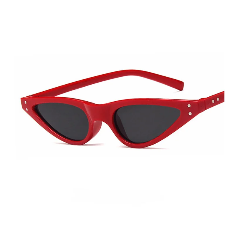 

2019 Cat's Eye Drops Women Sunglasses Rice Nail New European and American small box sunglasses
