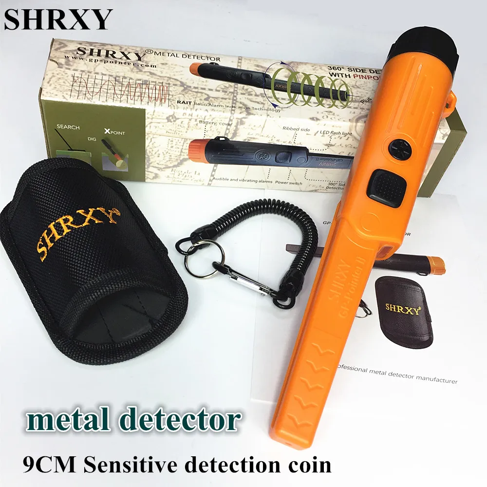 Detector de Metais Estático à Mão à Prova Água com Pulseira Detector de Ouro Ponteiro do Varredor do Detector de Ouro Dwaterproof Shrxy Ponteiro do Varredor Trx Pro