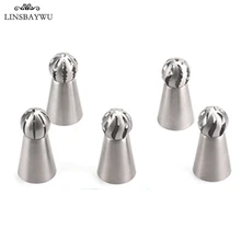 LINSBAYWU русская Сфера крем глазурь трубопроводов сопла Кондитерские советы кекс украшения инструменты
