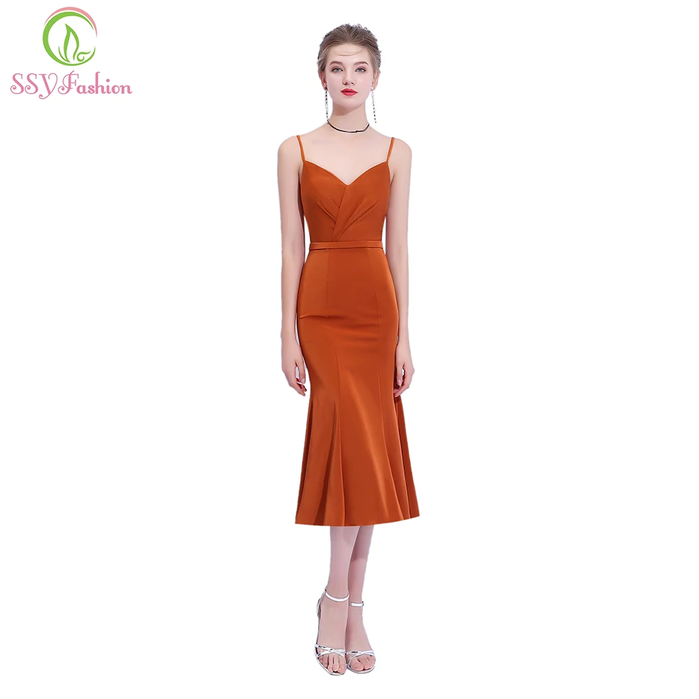 Buy SSYFashion New Simple Caramel Colour Cocktail