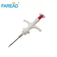 x100pcs 1.4x8mm RFID 134.2Khz low frequency glass tube microchip for dog,cat,arowana gold fish mouse pet tracking