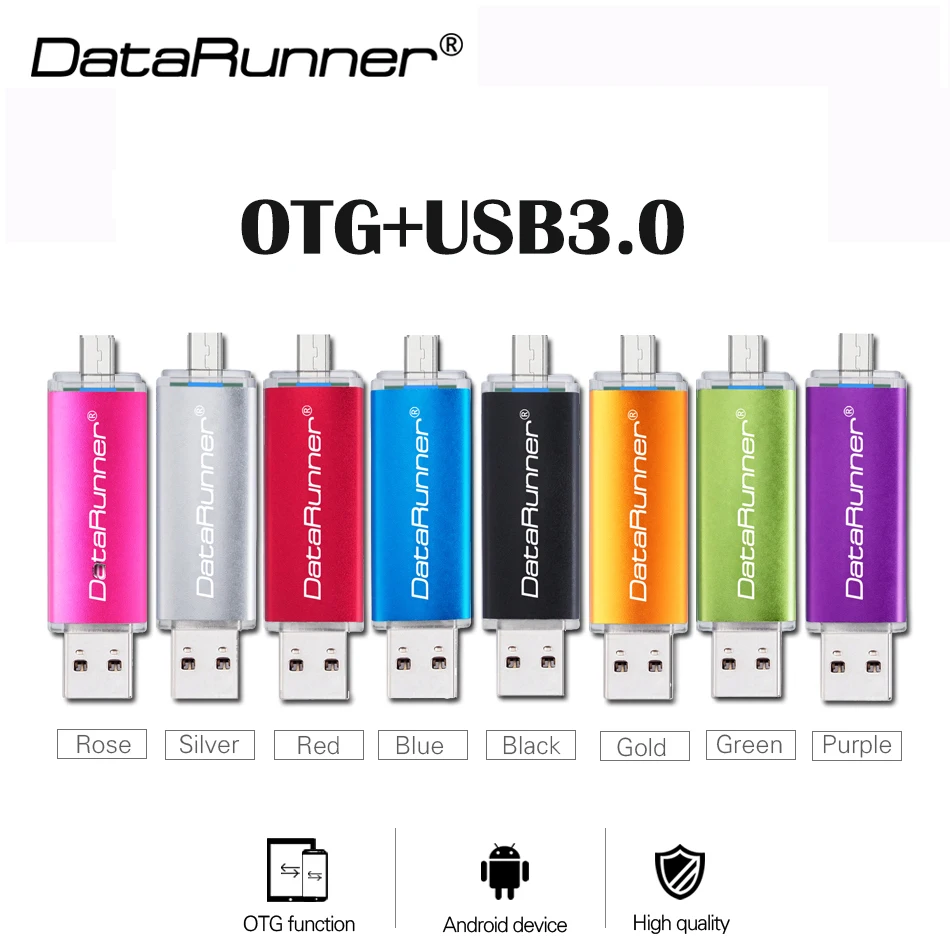 

DataRunner Multifunctional USB Flash Drive 128gb OTG Pen Drive 16gb 32gb 64gb 256gb Pendrive cle USB Stick 3.0 Flash Disk