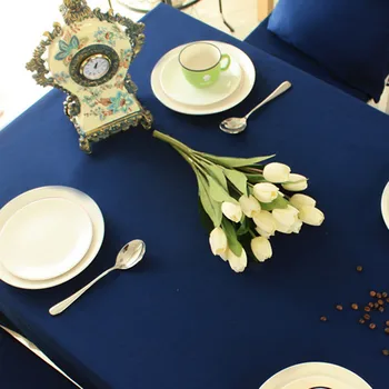 

The Japanese Navy canvas activity table cloth meeting Square tablecloth Simple modern European style coffee table cover