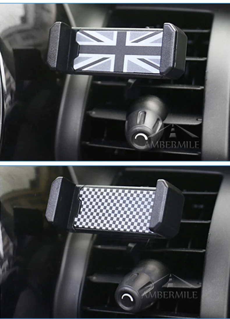  Mini Cooper Accessories Car Phone Holder Air Vent Phone Mount R50 R53 R55 R56 R60 R61 F54 F55 F56 F60  (7)