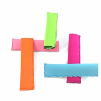 

10pcs Neoprene Ice Popsicle Sleeve Pop Holders, Ice Lolly, Ice Block 9 Color Free shipping