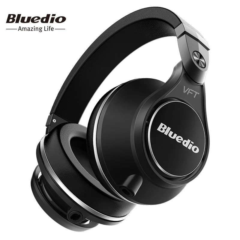 Lowest Price Bluedio U(UFO) Plus High-End Wireless Bluetooth headphones PPS12 drivers wireless headset over the earphones with microphone