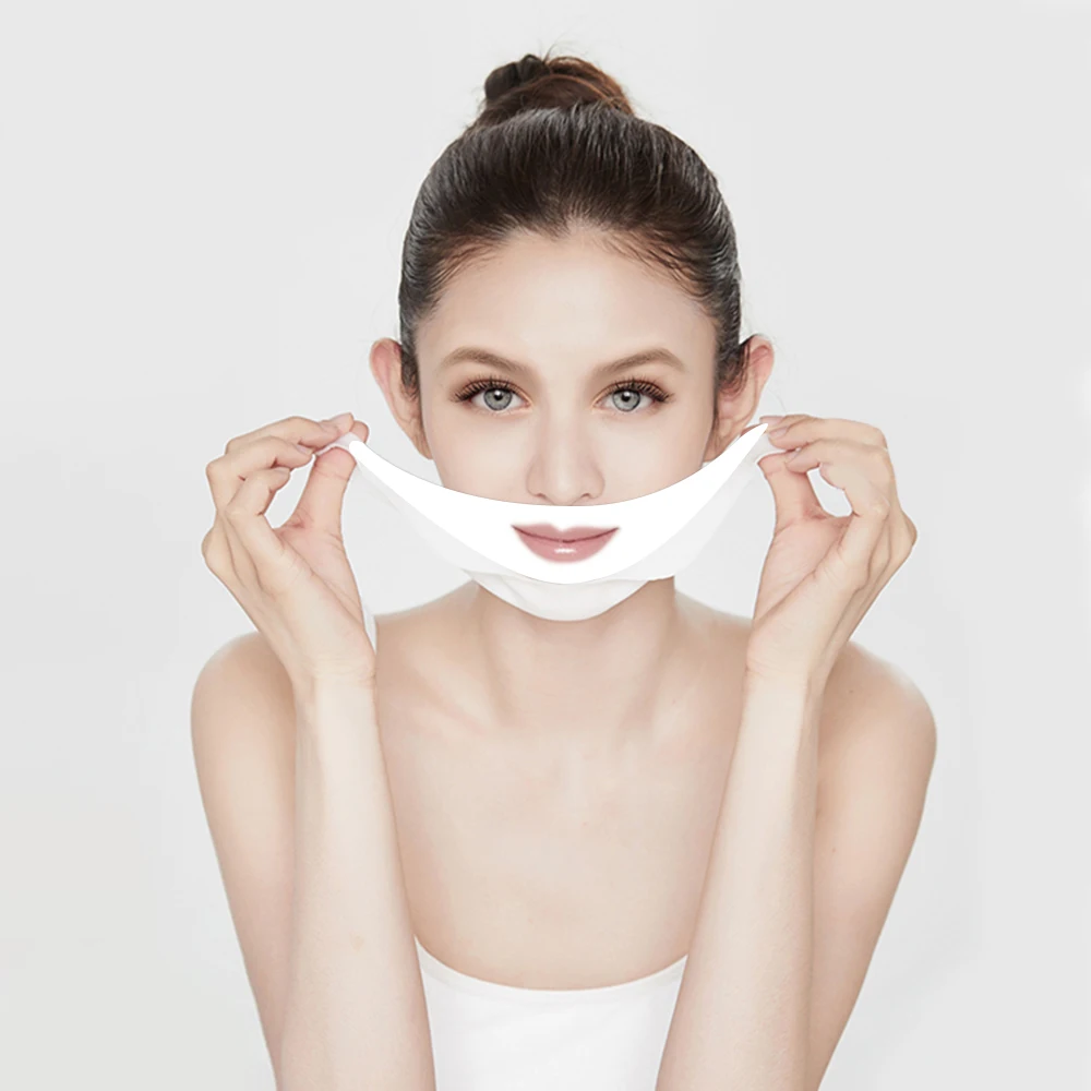  V Chin Lifting Mask + Hydrogel Eye Patch Mask Moisture Tighten Skin Remove the Dark Circle Wrinkle 