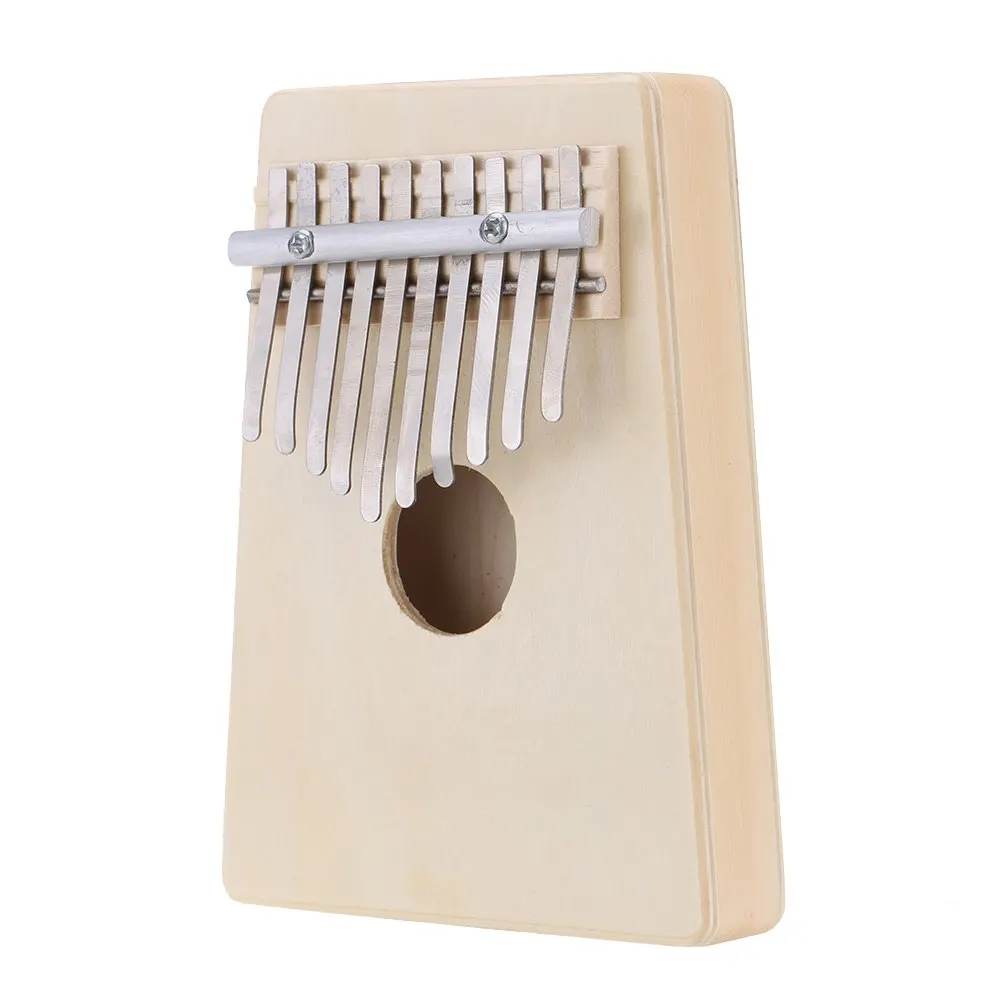 10 مفتاح Mbira إصبع الإبهام الموسيقى البيانو الجوف الصنوبر التعليم لعبة الموسيقية أداة للموسيقى عاشق و المبتدئين
