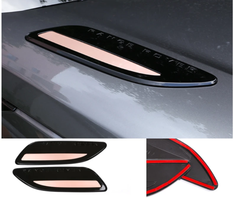 

RollsRover Bonnet Hood Adhesive Styling Molding Vents for Land Rover Range Rover Velar Set 2