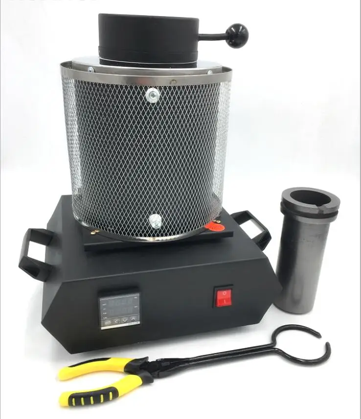 3kg gold, copper, silver, aluminum, iron, steel , smelting melting furnace,gold melting furnace