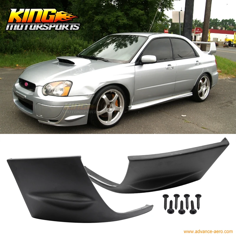 Fit For 04 05 Subaru Impreza WRX Front Side Bumper Cover Cap 2PCS 2004