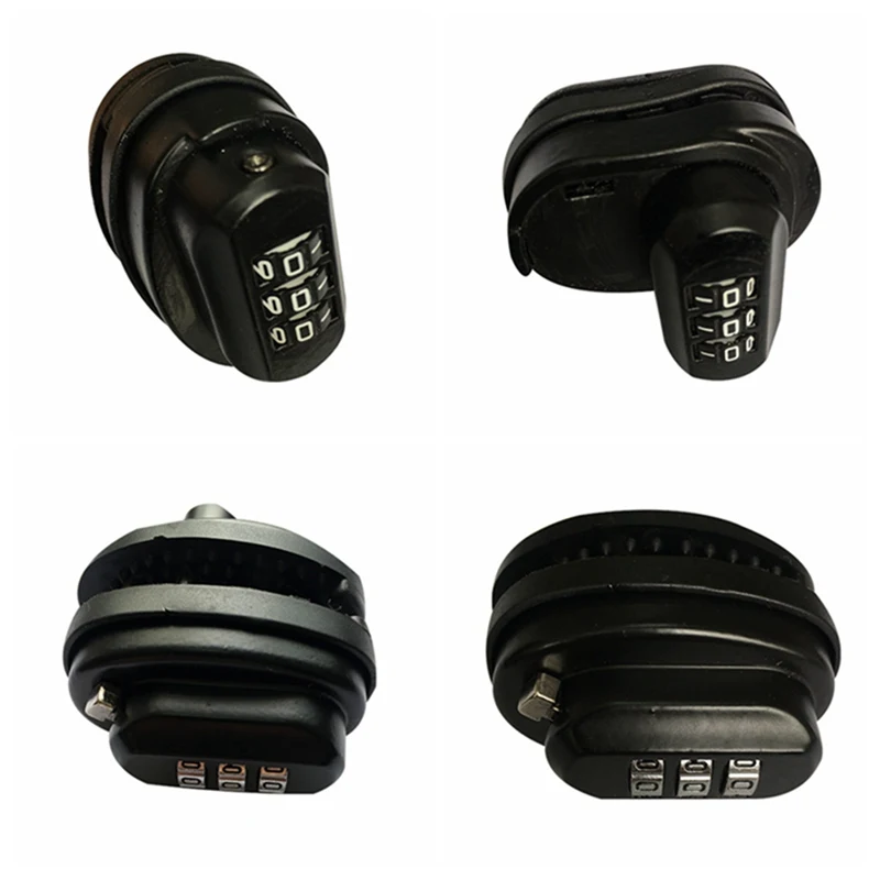 

Portable Safety Lock Indoor And Outdoor Zinc Alloy Combination Lock Upgrade 3 Dial Combination Trigger Lock Trigger Protection