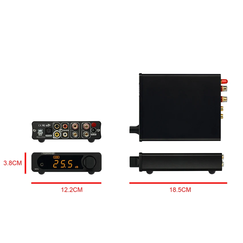 TOPPING MX3 TDA7498E Bluetooth цифровой усилитель USB коаксиальный волоконный декодер встроенный DAC Amp автоматический переключатель NFC 257 мВт* 2 24 бит 192 кГц