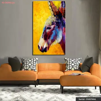 

Burro Study Animal Classical oil Painting Drawing art Spray Unframed Canvas wall miniature figure realistic wax wire25097604