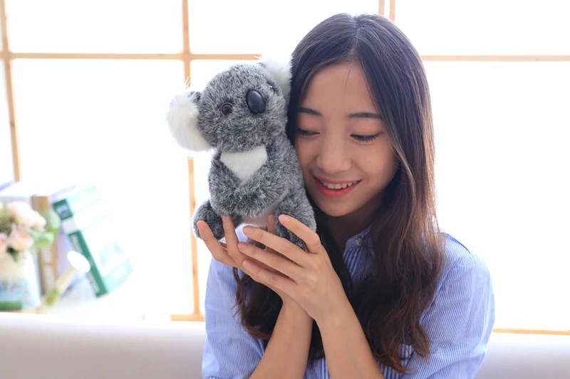 Brinquedo de Pelúcia Bicho de Pelúcia Brinquedos para as Crianças da Educação em Casa Simulação Austrália Koala Decoração Brinquedo Cama Decente 18 - 22 28 cm 4 Brinquedos Para As Crianças da Educação Em