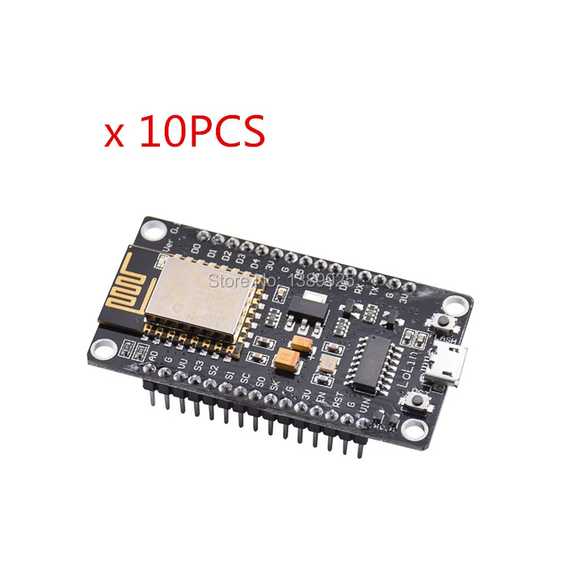 10 шт. ch340g esp8266 esp-12e nodemcu V3 Lua Беспроводной Интернет вещей развитию 3.3 В сети WI-FI разъем модуль