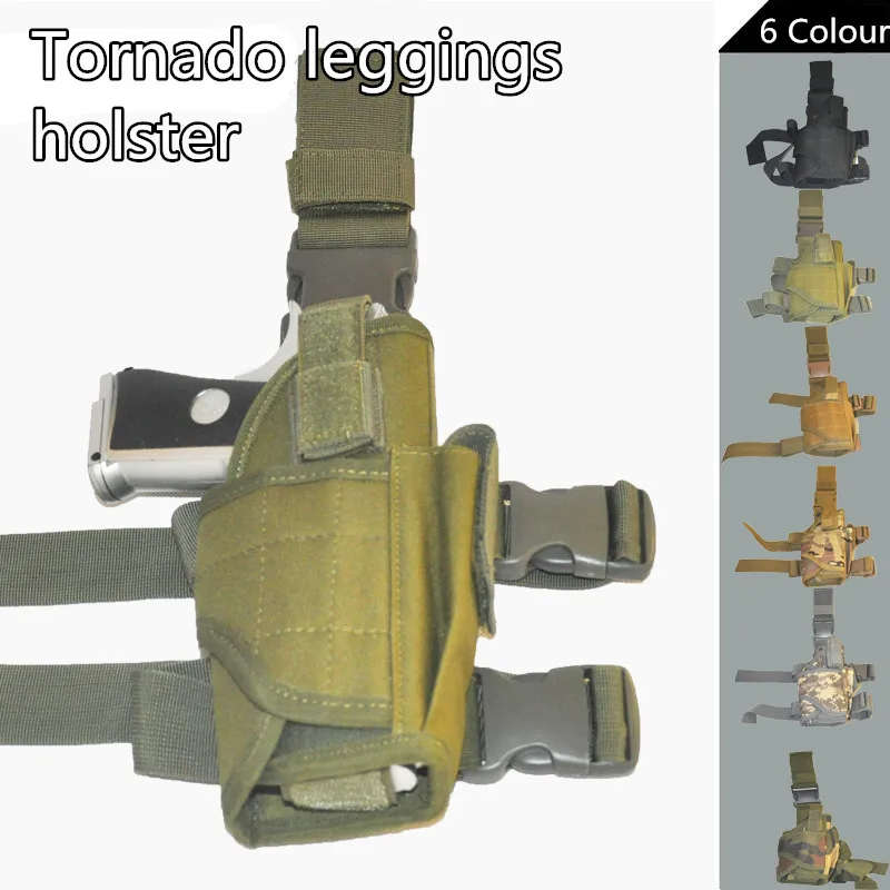 Tornado правая КАПЛЕВИДНАЯ ножка Регулируемый тактический армейский пистолет Бедро кобура чехол держатель для Glock 17 19 31 32 револьвер самый пистолет