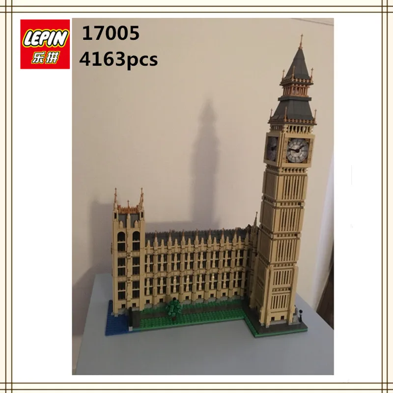 

IN STOCK LEPIN 17005 4163Pcs City Street Big Ben Elizabeth Tower Model Building Kit Set Blocks Bricks Children Toy 10253