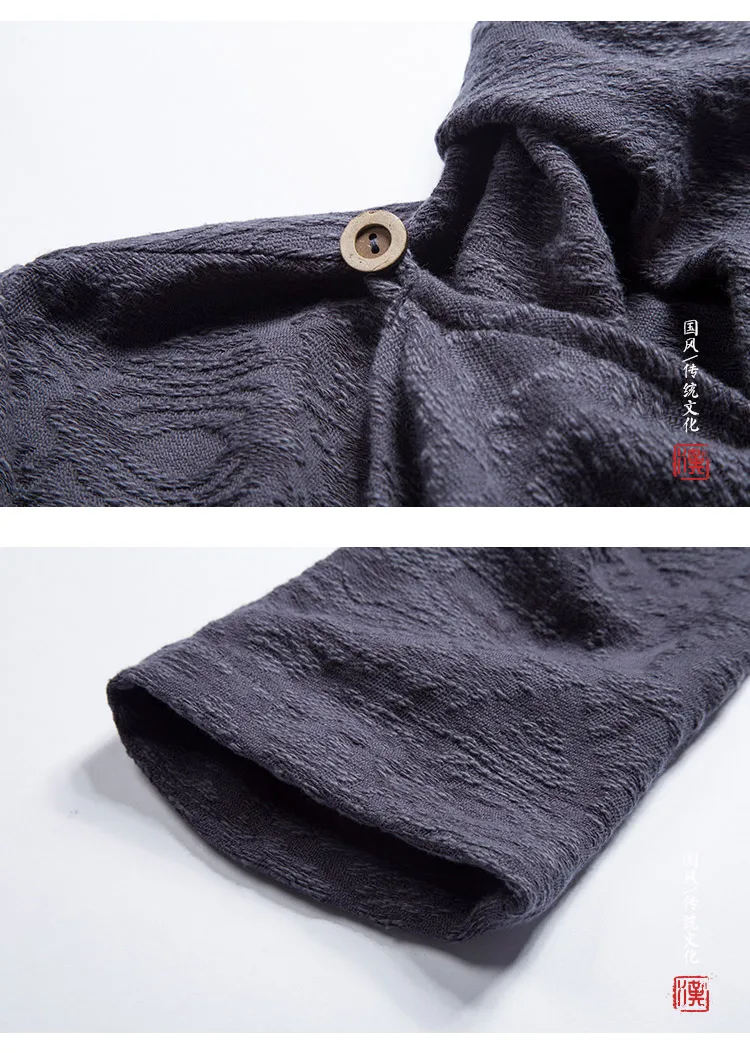 MRDONOO/китайские ветровые халаты, свободные хлопковые и льняные топы, ретро китайский стиль, Hanfu брюки, льняная ветровка, куртка QT916-F50