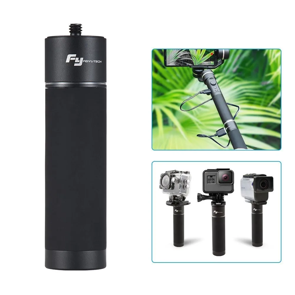 

FeiyuTech Handle Charger Power Pack Reach Pole Extension Bar for G6 Plus/G6/G5/WG2/Vimble 2 Gimbal Stabilzer for GoPro Hero 6/5